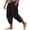 Black, variant on Cotton Linen Pants for Men Casual Loose Drawstring Summer Crop Pants Ruched Side Zip Lightweight Beach Trousers,XXXL,Beige