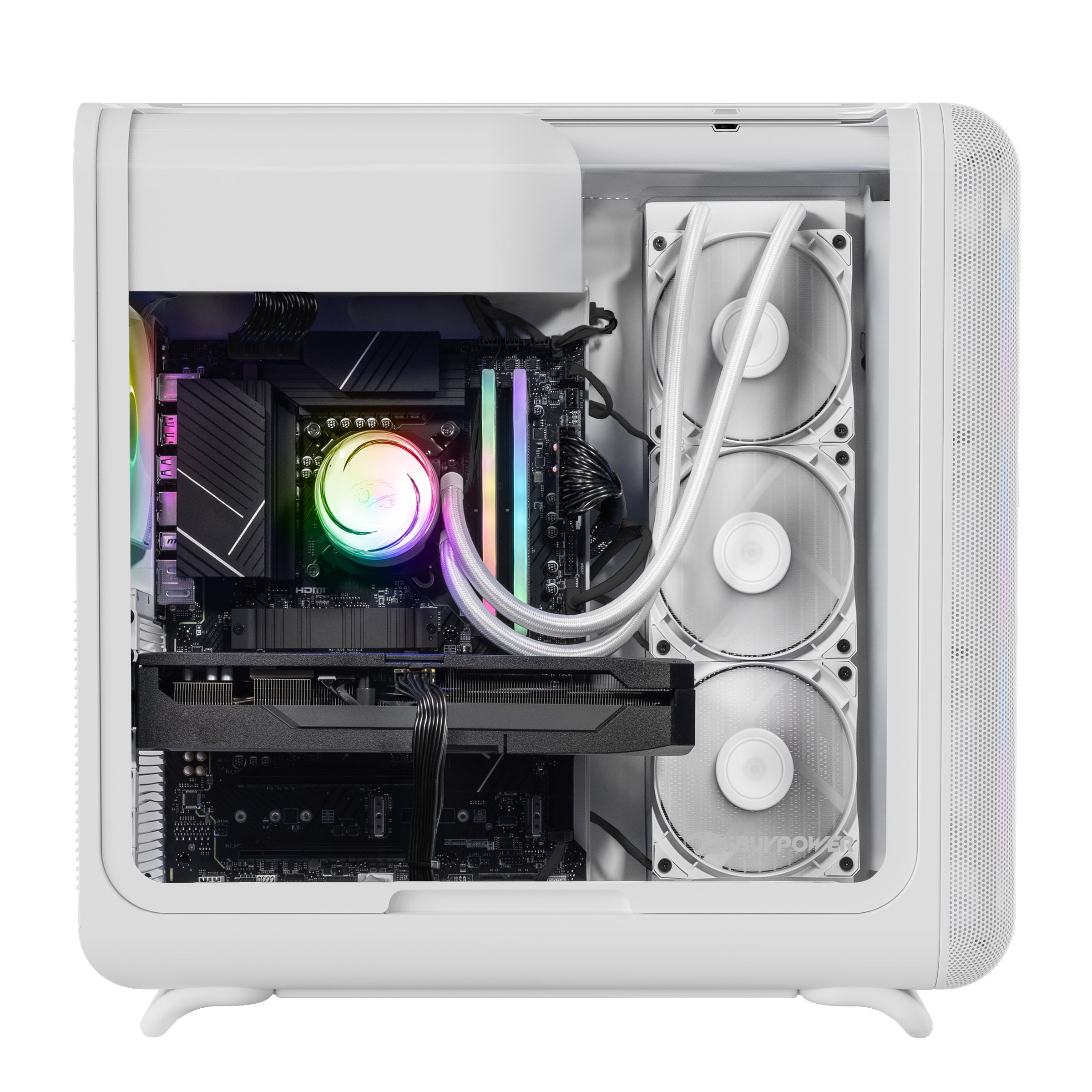 iBUYPOWER X50 Gaming PC Desktop Computer Intel Core Ultra 9 285 CPU, NVIDIA GeForce RTX 5070 12GB GPU, 32GB DDR5 RGB 5200MHz RAM, 1TB NVMe SSD, Windows 11 Home, Gamer Keyboard and Mouse - X50WI9N5701
