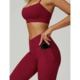 thumbnail image 4 of PISONIC Two Piece Workout Sets For Women Sport Bra Matching High Waist Scrunch Butt Leggings Gym Yoga Active Wear Outfits, 4 of 6