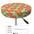 thumbnail image 4 of Daiia Hand Drawn Strawberry Stool Covers Round,Round Bar Stool Covers Waterproof Bar Chair Covers Washable Stool Cushion Slipcover for 12-14 Inch Chair-13 inch, 4 of 7