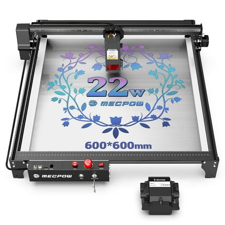 X5 Laser Engraver, 22W High Accuracy & 28000mm/min High Speed, Cutter Machine for Wood Metal Acrylic Leather DIY