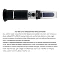 thumbnail image 3 of Refractómetro Anticongelante Ácido De Batería Portátil Óptico Etilenglicol 30-35% Medidor De Concentración De Urea Para Automóvil Detector Anticongelante De Mano Negro Herramienta De Medición De Cateissary TO005315-01, 3 of 7