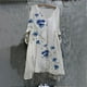 thumbnail image 2 of Vestido HUOGUO Vintage Floral Manga 3/4 para mujer, talla grande, 2 of 5