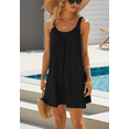 thumbnail image 1 of Camisón corto de algodón sin mangas para mujer, ropa de dormir, vestido informal, 1 of 5