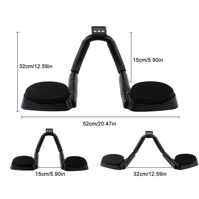 Equipo auxiliar de fitness NikouMX con soporte para planchas entrenador de planchas LCD