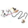 thumbnail image 3 of Yuarrent Interruptor Kit de arnés de cableado de guitarra eléctrica Parte de tono Palanca Tapa de punta plateada Ajuste Suministros de Accesorios para instrumentos musicales, 3 of 6