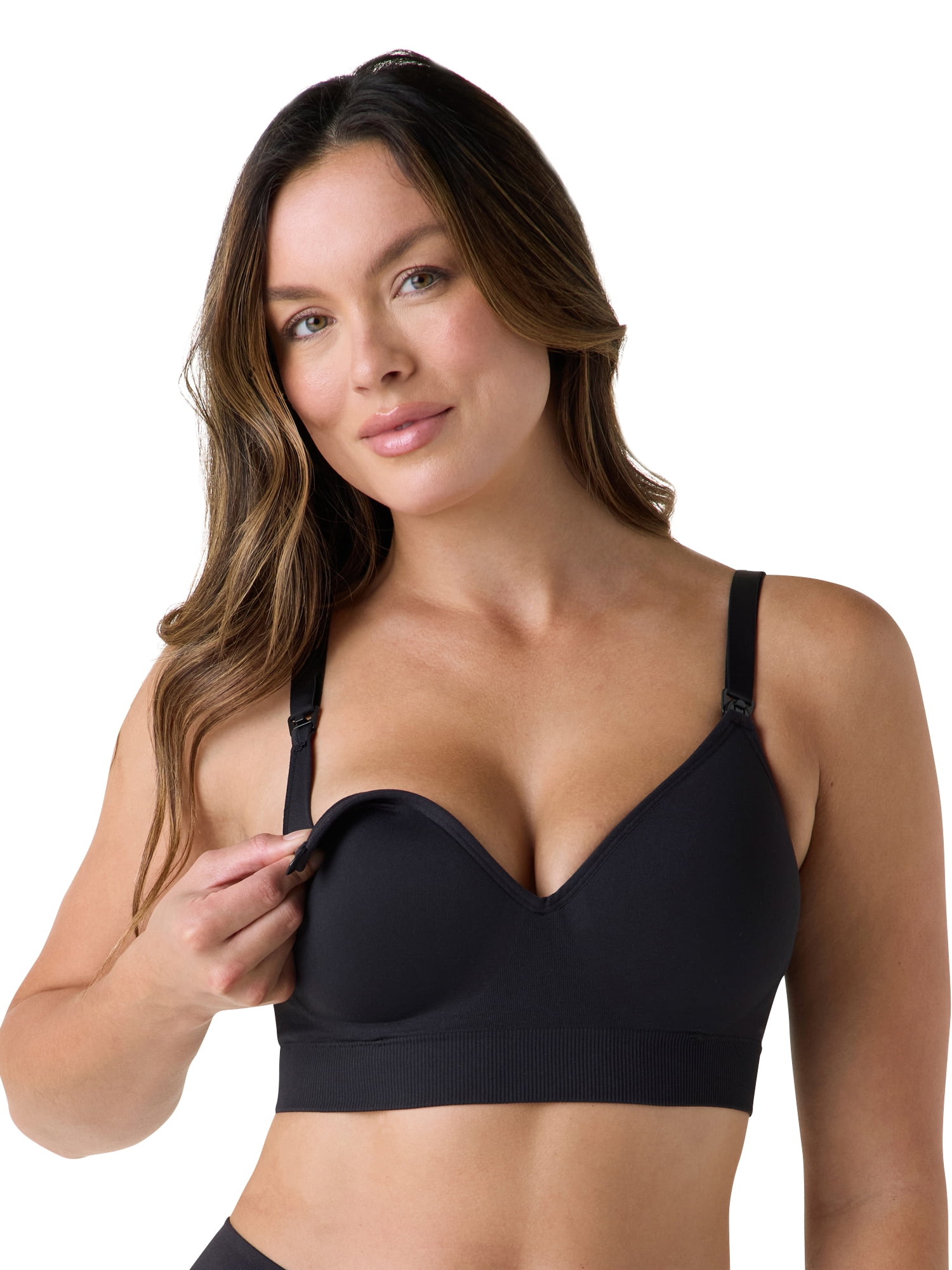 Ingrid & Isabel For Every Belly Women's Maternity & Nursing Seamless Wire free Bra, SizesS-4XL
