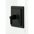 thumbnail image 3 of Kingston Brass KB5890NDL NuvoFusion Single-Handle Pressure Balanced Tub and Shower Faucet, Matte Black, 3 of 7