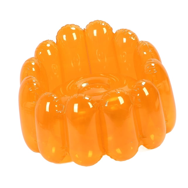Fauteuil Sofa Gonflable, Canapé Gonflable Portable en PVC pour Intérieur et Extérieur, Couleur Bonbon Transparente, Sofa Gonflable Simple Multifonction pour Salon Chambre Fête Décontractée Piscine