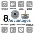 thumbnail image 6 of Screw Felt Glider Furniture Pads DIY Leg Feet Protectors 24mm 1" Dia 8pcs, 6 of 7