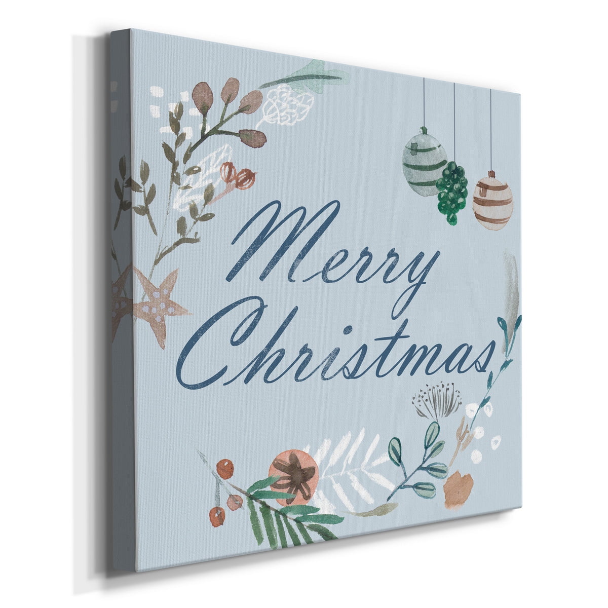 Snowy Christmas I- Gallery Wrapped Canvas