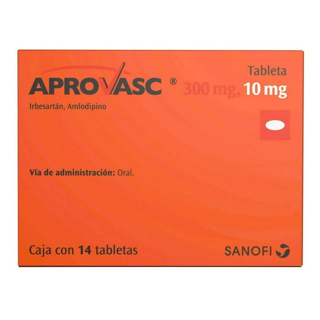 Aprovasc 300 mg/10 mg 14 tabletas