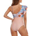 thumbnail image 3 of Aayomet 2024 Maillots de Bain pour Femmes Maillot de Bain à Taille Haute (Rouge, M), 3 of 4