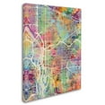 thumbnail image 2 of Trademark Fine Art 'Portland Oregon Street Map' Canvas Art by Michael Tompsett, 2 of 3