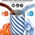 thumbnail image 3 of Modern 30oz Handheld Travel Tumbler with Handle – Double Wall Stainless Steel Insulated Cup, Flip Straw Lid, Leak-Proof & BPA-Free for Hot and Cold Drinks – Durable Coffee & Juice Mug Black, 3 of 7