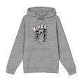 thumbnail image 4 of Scooby-Doo Yikes Adult Heather Gray Long Sleeve Hoodie-XL, 4 of 7