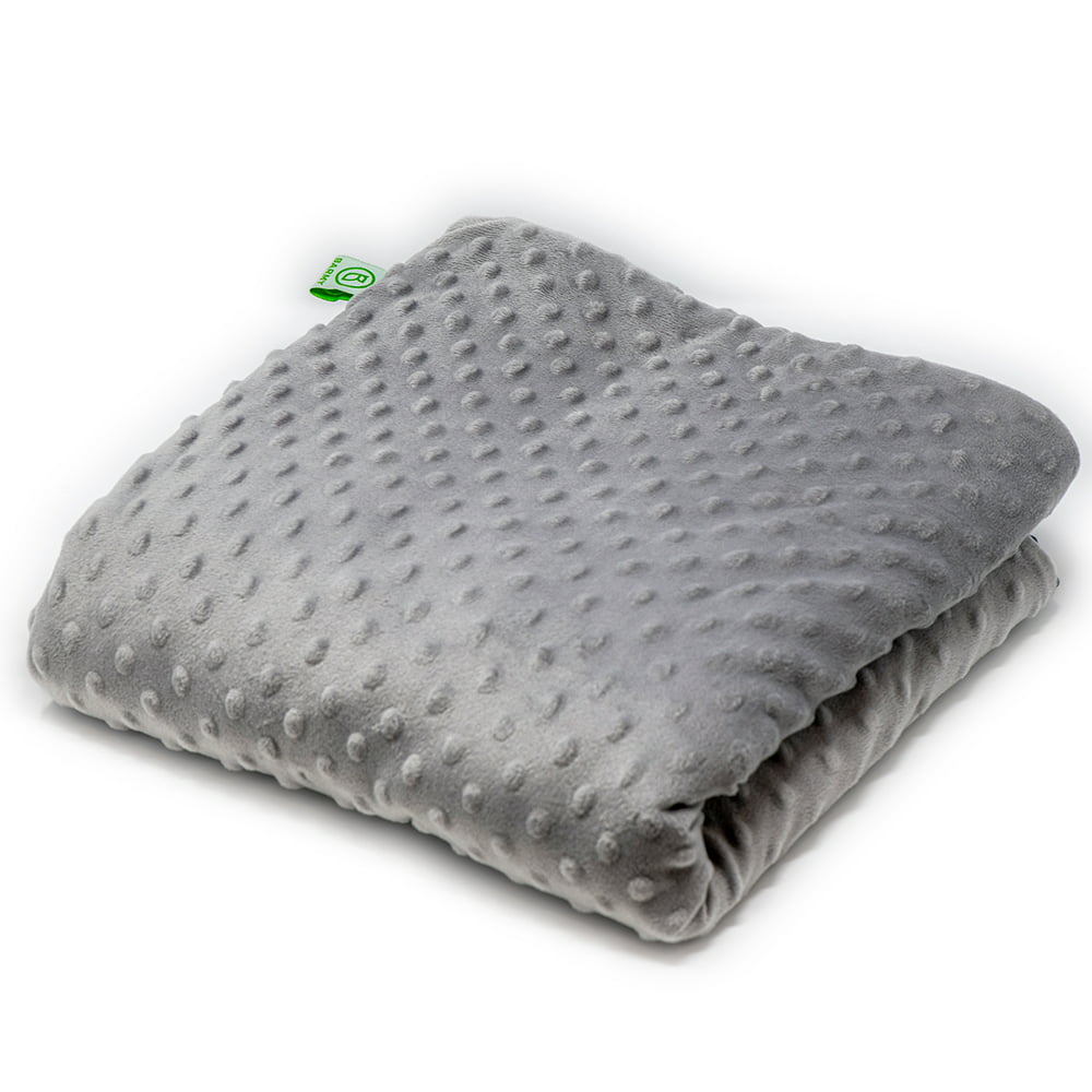 Barmy Weighted Lap Blanket for Adults (48 x 24 inches, 6lbs) Cool Gray