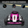 thumbnail image 5 of Electric Go Karts for Kids,24V Electric Go Kart with 2 * 150W Powerful Motors,8mph Max Speed,Max Load 110lbs,W/Button Start,Lights,Safety Belt, Age 6-12, 5 of 9