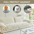 thumbnail image 3 of Washable Pet Couch Cover Protector for Sectional, Sofa Armrest Headrest Covers Pad, Anti-Slip Pet Friendly Boho Slipcovers, 3 of 6
