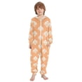 thumbnail image 2 of Shells Pattern One Piece Pajamas Soft Jumpsuit Cozy Sleep and Play Romper Zipper and Pockets 13Y-14Y, 2 of 8