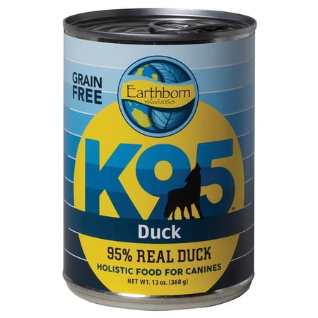 Earthborn Holistic Grain Free K95 Meat Protein Wet Dog Food Duck, 13 oz