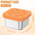 thumbnail image 4 of FKSZLL 6Pcs Stainless Steel Snack Container 60/180 ml Portable Small Metal Sauce Container with Silicone Lid Leakproof Food Condiment Box Dishwasher Safe for Picnic, 4 of 10