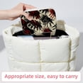 thumbnail image 6 of Print Velvet Portable Jewelry Box with Removable Compartment - Ideal Bracelet Holder and Necklace Organizer - Gift, 6 of 7