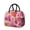 Geometric Circle Pink, variant on Geometric Triangle Green Pattern Insulated Leakproof Lunch Box for Work, Lunch Bag for Women Men, Loncheras Para Mujer for Beach Travel Picnic Camping