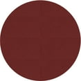 thumbnail image 1 of Ahgly Company Indoor Round Patterned Maroon Red Area Rugs, 6' Round, 1 of 6