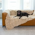 thumbnail image 7 of Best Friends by Sheri Calming Shag Cat and Dog Blanket with Non-Skid, Water Resistant Base, Machine Washable, Taupe, 60" x 80", 7 of 7