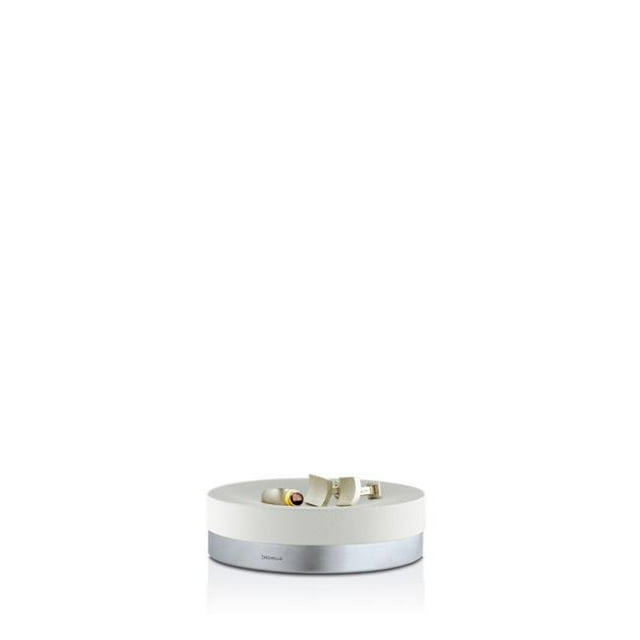 Acier Inoxydable Mat Plat de Savon Ara & 44; Blanc
