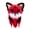 Red, variant on Wearable Furry Anime Dog Fox Mask,Kawayi Fursuit Animal Mask,Plush Therian Animal Wolf Headgear Outfit Accessories