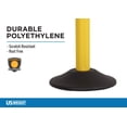 thumbnail image 6 of US Weight ChainBoss Indoor/Outdoor Black Stanchion – Weighted Base&nbsp;– Yellow Chain, 6 of 13
