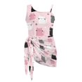 thumbnail image 7 of SEANATIVE 17-18 Year Kid Girl Swimsuit with Mesh Skirt Coverup One Piece Bathing Suit Comfortable Stretch Summer Swimwear with Adjustable Strap, Cartoon Cat Paw Pink, 7 of 7