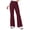 Wine Red, variant on Fantaslook Flared Pants for Women High Waisted Lightweight Pull On Pants Workout Bootcut Work Pants