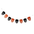 thumbnail image 1 of Hallloween Nonwoven Garland Cadena Pared Puerta Ventana Colgante Decoración Foto Prop Colcomx Cabeza de calavera de Halloween, 1 of 8