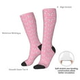thumbnail image 4 of Naloa bows Knee Socks, High Socks Long Stretchy Sock Women Knee High Stocking, Long Socks for Women, 4 of 6