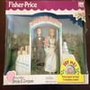 Fisher Price Loving Family Dollhouse Bride & Groom (1999 version) retired #74304