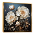 thumbnail image 2 of Designart "Dreamy Elegance Of Peonies II" Peonies Floater Framed Canvas Art Print, 2 of 5