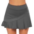 thumbnail image 4 of Ekouaer Tennis Skort for Women High Waisted Athletic Skirts Lightweight Golf Skort with Shorts Pocket Workout Pickleball Cheer Skirt, 4 of 7