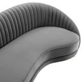 thumbnail image 6 of Modway Camber Channel Tufted Performance Velvet Sofa in Gray, 6 of 8