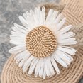 thumbnail image 5 of Willtoo Cute Linen Daisy Flip Flops For Women Thong Sandals Slides Summer Premium Comfort Slippers Arch Support Yoga Mat Footwear, 5 of 6