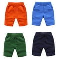 thumbnail image 5 of YTDSCS Kids Baby Boys Cotton Shorts Elastic Waist Knee Length Casual Five Pants Toddler with Pockets Solid Summer Jogger Shorts Pants for Boys 9 M-10Y, 5 of 9