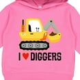 thumbnail image 3 of Inktastic Construction Truck I Love Diggers Toddler Hoodie, 3 of 4