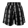thumbnail image 5 of Trendfront Women's Mid Rise Bohemian Digital Graphic Print Skort Tie Waist Loose Fit Casual Summer Skirt Bottoms, 5 of 6