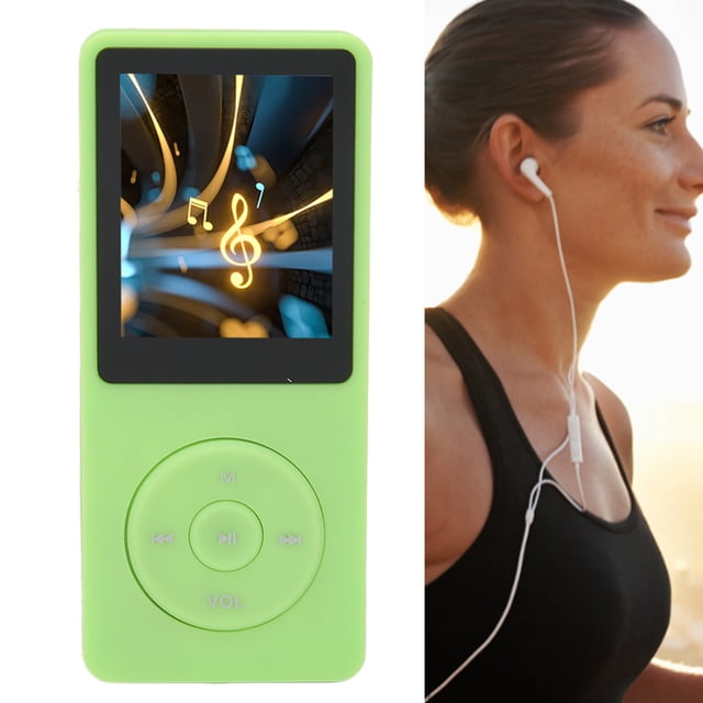 Lecteur MP3 avec FM, Lecteur MP3 MP4 Écran 1,8 Po Mémoire 8 Go Extensible 64 Go Lecture 30 Heures Lecteur de Musique Sport Multifonction