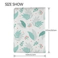 thumbnail image 3 of Pofeuu Leaf Print Green Print Travel Document Organizer Passport Holder Men Women for Family (6.5 in x 4.5 in),Wallet Holder Credit Card Clutch Bag Case, 3 of 5