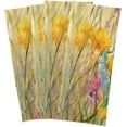 thumbnail image 2 of 4 Pack Wildflowers Kitchen Towels Highly Absorbent, Super Soft Dishcloths 18 x 28 Inches Reusable Quick Drying Tea Towels Set for Home,Kitchen Decor Wash cloth, 2 of 7