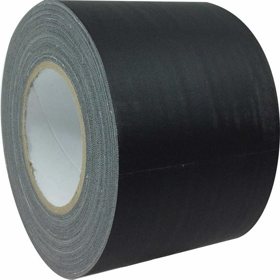4" x 45 YARDS FULL ROLL GAFFERS TAPE - BLACK
