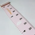 thumbnail image 2 of Kids Growth Chart, Accurate Baby Height Growth Chart Ruler Wood Frame Fabric Canvas Height Measurement Ruler for Home Child's Room Decoration, Pink Cloud, 2 of 8